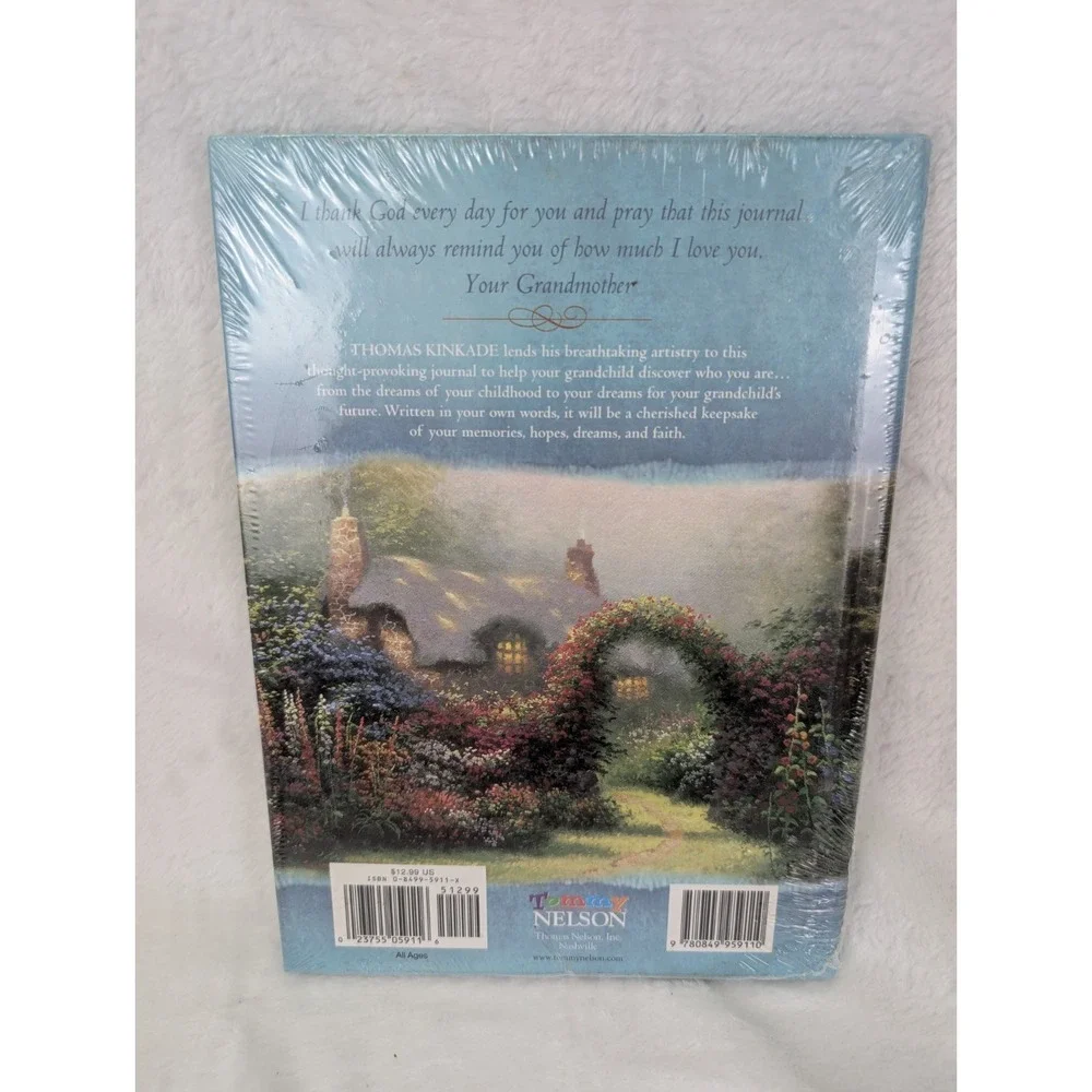 Grandmother's Memories To Her Grandchild Keepsake Book by Thomas Kinkade